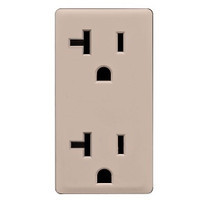 Leviton RKR20-CA RENU 15A Tamper-Resistant Outlet / Receptacle, Cafe Latte
