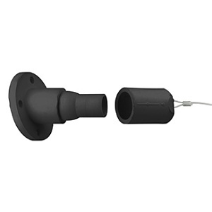 Leviton 22R26-E 22 Series Female Receptacle, 15-Degree, Black