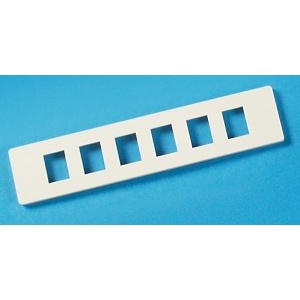 Ortronics 62100035 Fib-or-Cop II Botton Plate, 6-/LC/SC Fiber Adapters, 5-Pack