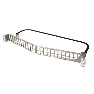 Ortronics PHAHDJSU48-W PanelHDJ FTP 48-Port 1RU Angled Patch Panel, White