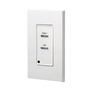 Leviton D42P1-W Dimensions 1 Scene/OFF, Push Button, Light Switch