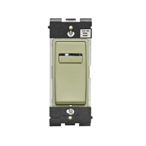 Leviton REL06-PS RENU LED Dimmer Switch, 300W Dimmable LED, 600W Incandescent, Single Pole or 3-Way/Multi-Location, Prairie Sage
