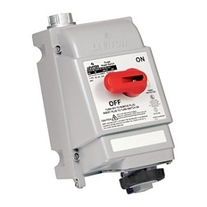Leviton 520MI5W Non-Fused Mechanical Enclosure 4-Pole 5-Wire 3-Phase, 20A 347/600V
