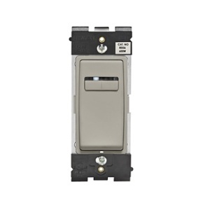 Leviton REL06-WS Renu Series Universal Dimmer Switch, Single Pole/3-Way, 300W LED, 600W Incandescent, 120V, Wood Smoke