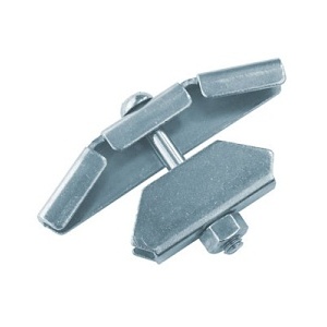 Ortronics P820287H 45-Degree Edge Clamp Kit, Silver
