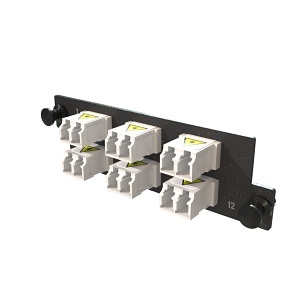 Ortronics HDFP-LCD12YC-B Fiber Optic Patch Panel