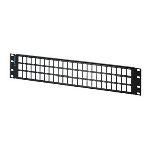 Ortronics PHDPJU72 Rear Load High Density Jack Panel Kit for 72 Clarity 6 or 5e Panel Jacks