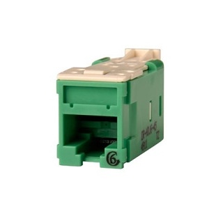 Ortronics HDJ625-45 Keystone Jack, 25-Pack, Green