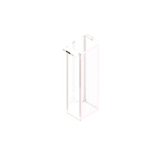 Ortronics MM2083038-W Rack Equipment, 8FT X 30" Channel .38" Square Mounting, White