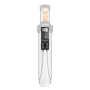 Leviton FBC1X-E Cover Plate for FBBOX-GY and FBLEV-GY Concrete Floor Box System, 2-Duplex Screw Caps and 1-Data Cap