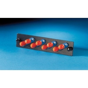 Ortronics OFP-STD08AC PANEL,4ST/DX/BLUE/CER/SM,1U,B