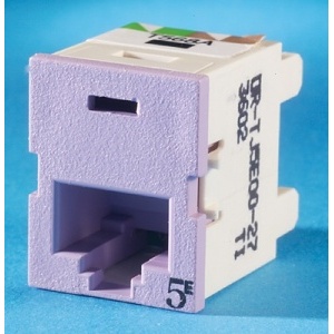 Ortronics TJ5E00-27 CAT5e Keystone Jack CLRTY T568A/B, Purple