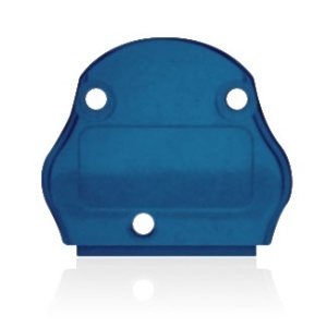 Leviton 20CV-B 20A Stage Pin Connector Cover, Blank, Blue