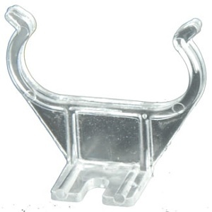 Leviton 23452-B Screw Mount Lamp Support Clip for Horizontal Mount 2G11 Base Twin Tube Fluorescent Lampholder