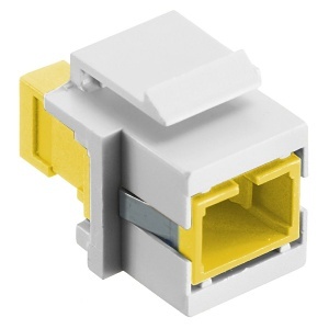 Hubbell SFFSCSYW Fiber Optic Cable Connector