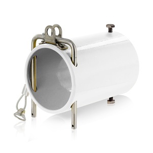 Leviton 49COP-W 49 Series Single Pole Rhino-Hide High Amperage In-Line Coupler, Industrial Grade, White