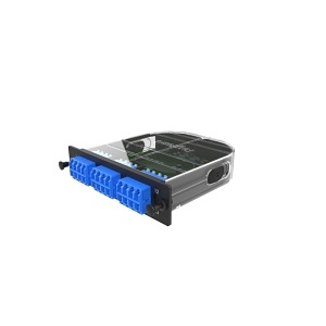 Ortronics M2LCQ24-091A1R Q-Series Splice Cassette 24-Ribbon Fiber, LC Quad, Single-Mode, Core Performance