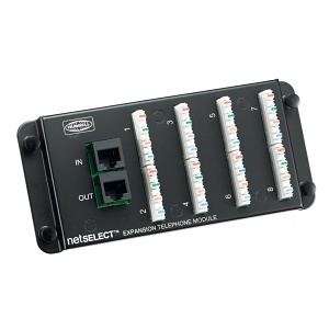 Hubbell NSOETM8 ModuleNetSelect 8-Port Expansion Telephone