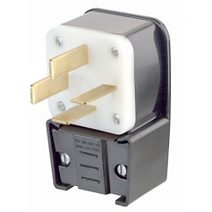 Leviton 8352-P Connectors, EB Plug Agl 4Po 4Wi 1850P 50A208V/120V