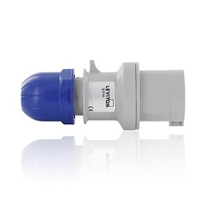 Leviton S432-P9 Connectors, BU Plug Intl 32A 208-250V 4P5W