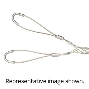 Leviton L9526 Support Wire Mesh Grip, Double U Eye, Closed Mesh, 3-3.49"