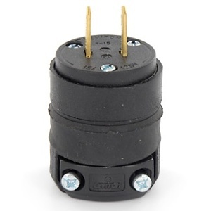 Leviton 115PR Connectors, EB Plug Dead Front 2PO 2WI 1-15P 15A125V
