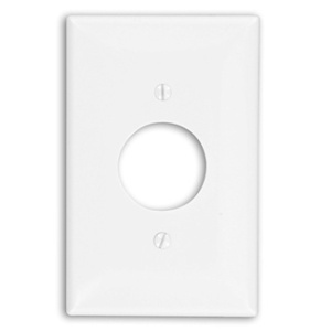 Leviton PJ7-R NEMA RD Midway 1G Single Receptacle Wall Plate, Red