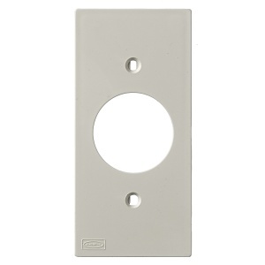 Hubbell KP7 Ceiling Mount Wall Mount Plate, Office White
