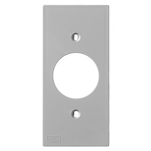 Hubbell KP7GY Ceiling Mount Wall Mount Plate, Gray