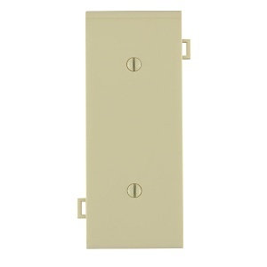 Leviton PSC14-I Wallplate Sectional Blank Strapmnt Opening, Ivory