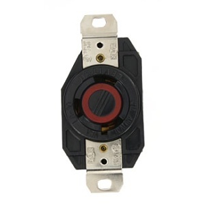 Leviton 2640 Receptacle Lock, 2-Pole, 3-Wire, L8-3030A, 480VAC