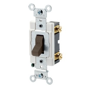 Leviton CSB1-20 Smart Dimmer & Light Switch, Single-Pole, 20A, 120/277V AC, Brown