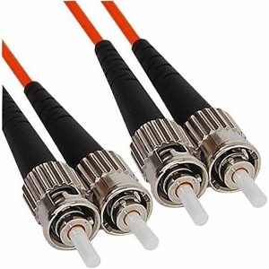 ICC ICFOJ7C710 Fiber Optic Patch Cable, ST-ST Duplex Multimode, 50/125 Micron, 10m