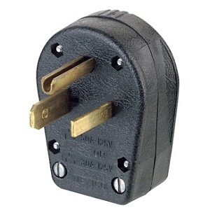 Leviton 930-E Connectors, EB Angle Plug Supports 30A at 125V and 50A at 125V