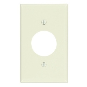 Leviton 78004 Wall Plate, 1-Gang, Single Receptacle