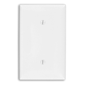 Leviton 80719-R Wall Plate, 1-Gang, Blank, Red
