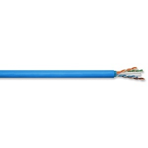 Hubbell C6ASRDSB CAT6A Ascent CMR UTP Cable, Black