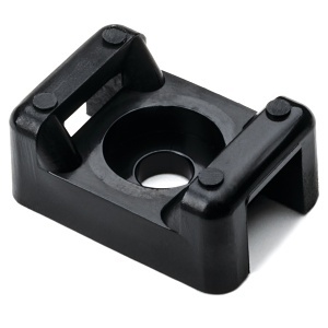HellermannTyton CTM20C2 Cable Tie Anchor Mount, 0.86 x 0.61", 0.18" Hole Diam