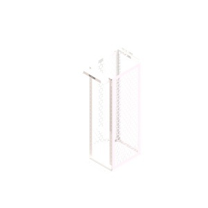 Ortronics MM2073038-W MM20 30-Channel Rack, 7', 45U, Square Hole Rails, White