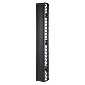 APC AR8768 Valueline, Vertical Cable Manager for and Post Racks, Single-Sided with Door