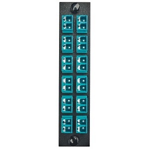 Hubbell FSPNLCDS12AQ Fiber Adapter Panels with LC-Connectors