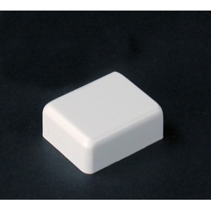 Wiremold 2710B-WH Uniduct Blank End Fitting Fitting, TAA Compliant, White