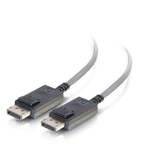 C2G CG-29535 DisplayPort Active Optical Cable, 4K 60 Hz, Plenum CMP-Rated, TAA Compliant, 25' (7.6m)