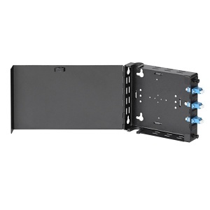 Hubbell FTU1SPT Wall Mount Fiber Optic Cabinet with 1-Drive Holder, 1-Door, Holds 1-Adapter Plate