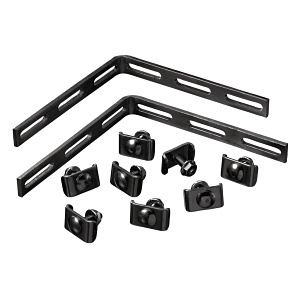 Hubbell HBTCSBK Wiring Basket Accessory, Corner Splice, Black