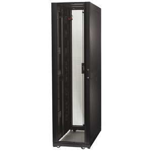 APC AR9307SP-R NetShelter SX Server Rack Enclosure with Ramp, 48U, High Strength, 3500 lbs, Black