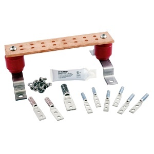 Hubbell HGRKTTGB10A TGB Backbone Kit with 2x 10A, 9-Lugs