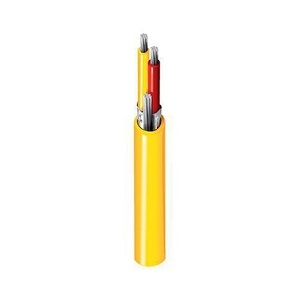 Belden 83953004500 16/2 Type KX Thermocouple Cable, Chromel+Alumel, 500' Reel, Yellow
