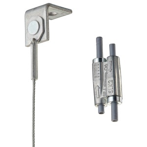 nVent CADDY SLK15L1AB Speed Link SLK with Angle Bracket, 1.5mm Wire, 3.2' (1m) Length