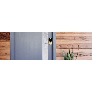 Yale YRL226-NR-605 Assure Lock Keyed Touchscreen Deadbolt, Standalone, Polished Brass